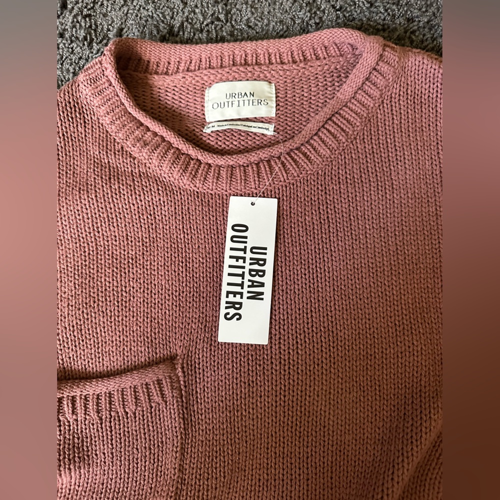 Urban Outfitters Dusty Rose Knit Pullover - Picture 1 of 5